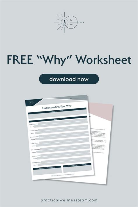 Finding Your Why Worksheet