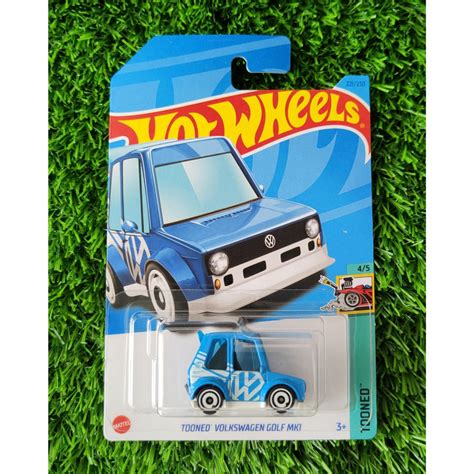 Hot WHEELS TH REG TOONED VOLKSWAGEN GOLF MK1 Blue TREASURE HUNT Regular Shopee Malaysia