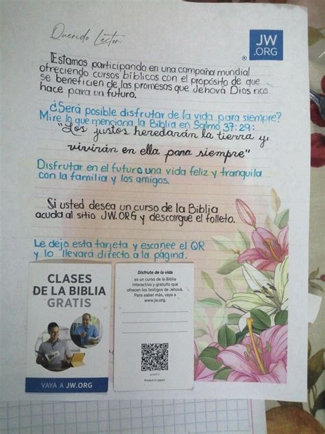 Clases De La Biblia Jw Geschenke Briefe Bibel Studium