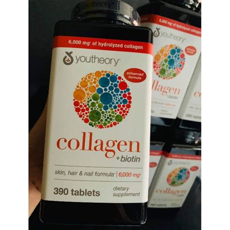 Youtheory Collagen Biotin 390 Tablets ORIGINAL Shopee Philippines