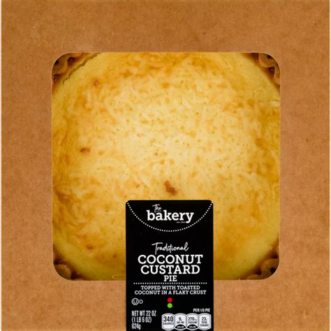 Save On Stop Shop The Bakery Traditional Pie Coconut Custard Order