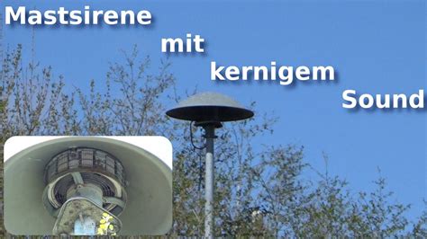 Sirenenprobe VG Daaden Herdorf Feueralarm E57 Sirene Weitefeld