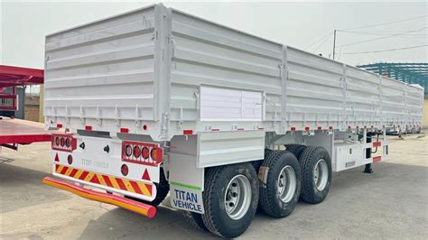 Triple Axle Drop Side Door Trailer For Sale In Trinidad And Tobago