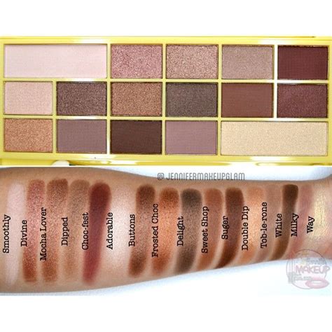 Swatches Paleta NAKED CHOCOLATE De I HEART MAKEUP I Heart Makeup Es