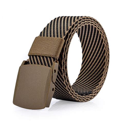 Men S Casual Canvas Belt En 2024 Ceinture Pour Homme Boucle De