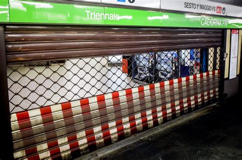 Sciopero Mezzi Atm A Milano Venerd Settembre A Rischio Bus Metro