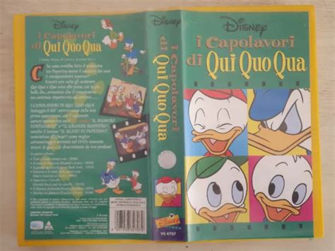 VHS USED I Capolavori Di Qui Quo E Qua EUR 4 90 PicClick IT