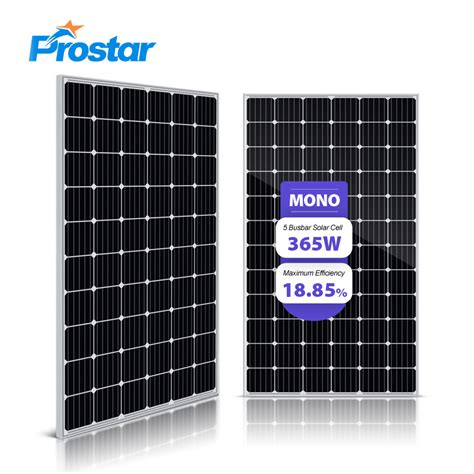 365w Mono Solar Module 365 Wp Monocrystalline Solar Module 72 Pieces Cells Perc Solar Module