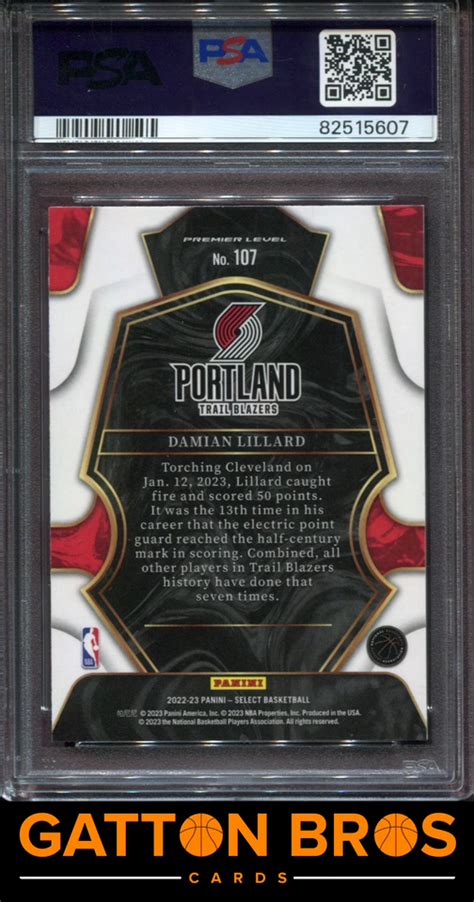 Select Damian Lillard Blue Psa Gem Mint Ebay