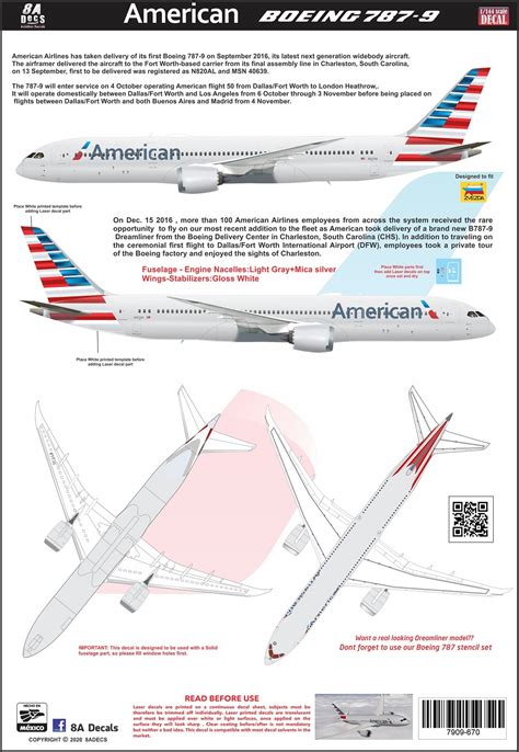 Adecs Decals Catalogue American Boeing Decalset