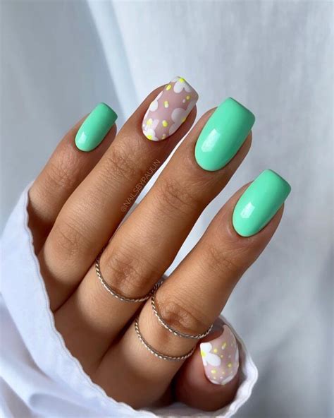 50 Stunning Mint Green Nail Designs You Need To Try Mint Green