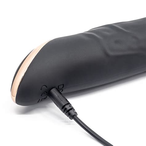 Winyi Terry Black & Gold Realistic Penis Vibrating Dildo Toy – Sexyland
