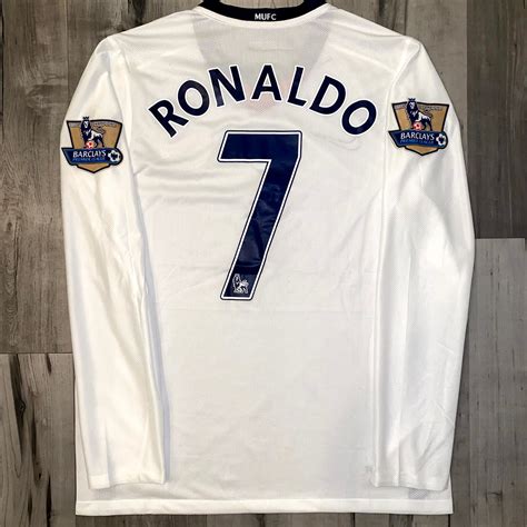 Ronaldo Manchester United Tercera Camiseta Epl Etsy