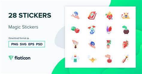 Pack of free Magic Stickers stickers (SVG, PNG) | Flaticon