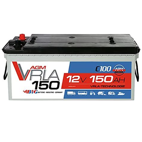 Big Agm Solarbatterie Ah C V Batterie Versorgung Caravan Boot