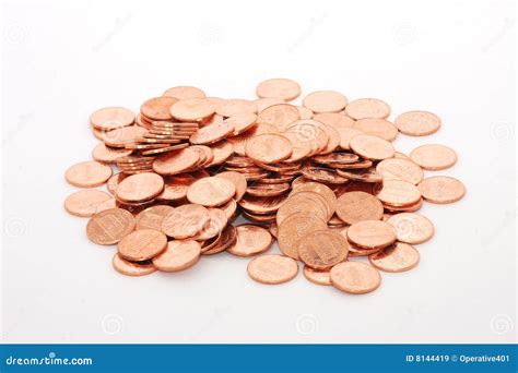 Pile Of Pennies Stock Image Image Of Penny Currency 8144419