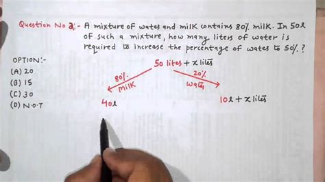 Ssc Cgl Mixture And Alligation Part 1 Youtube