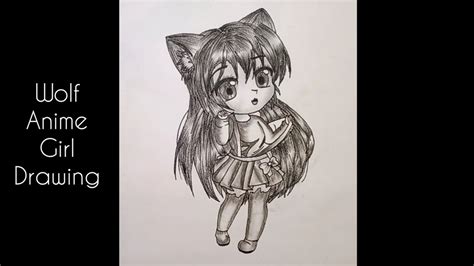 How To Draw A Kawaii Wolf Girl