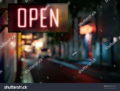 Led Display Open Signage Stock Photo 380951380 | Shutterstock