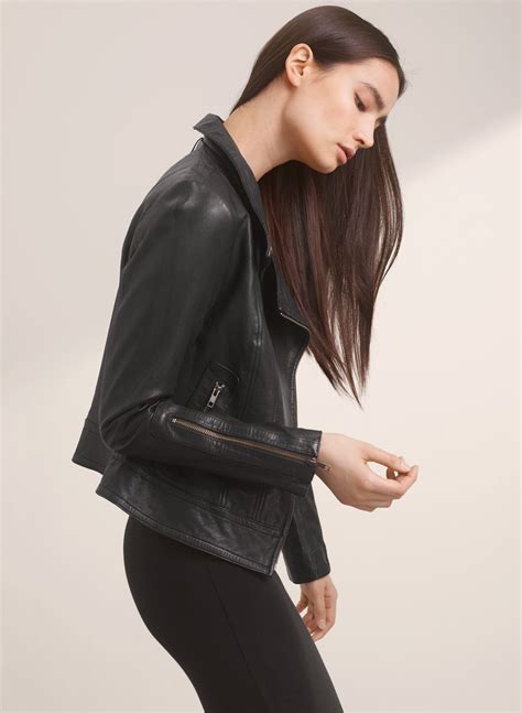 Aritzia Mackage Kenya Leather Jacket Review Wensls