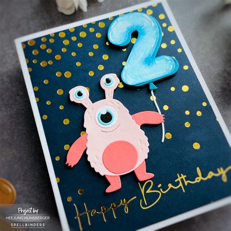 Spellbinders Monster Birthday Collection H MADE BOUTIQUE