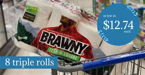 Brawny Paper Towels Triple Rolls Are As Low As Reg