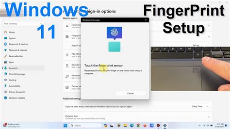 How To Setup Fingerprint Sensor In Windows Asus Acer Hp Dell