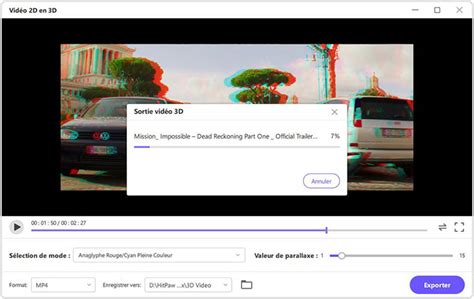 Comment convertir une vidéo 2D en 3D avec HitPaw Convertisseur Vidéo