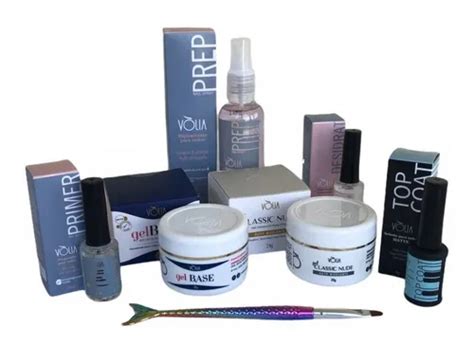 Kit Alongamento Gel Base Gel Classic Nude Volia Brinde