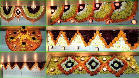 6 Easy Diwali Rangoli Designs With Flowers Border Flower Rangoli