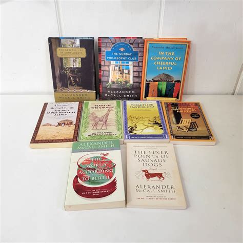 Alexander Mccall Smith Book Collection Nine Assorted Books Etsy