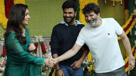 Trivikram Making Fun With Sharwanand And Raashi Khanna Latest CUTE