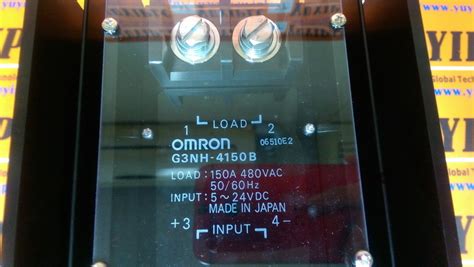 OMRON G3NH 4150B Solid State Relay 裕益科技自動化設備可程式編碼器PLC分散式控制系統DCS