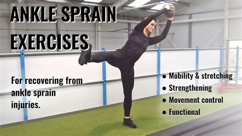 Ankle Sprain Rehabilitation Exercises Youtube