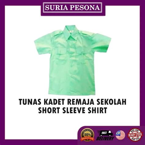 Baju Uniform Tunas Kadet Remaja Sekolah Lengan Pendek Boy Scout Shirt