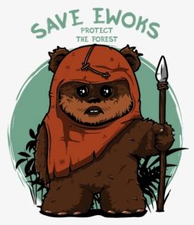 Free Ewok Clip Art with No Background - ClipartKey