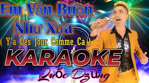 Karaoke Em Van Buon Nhu Xua Logo Youtube