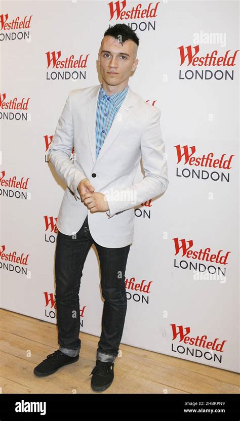 Frankmusik Poses Backstage As He Performs A Free Gig At The Westfield