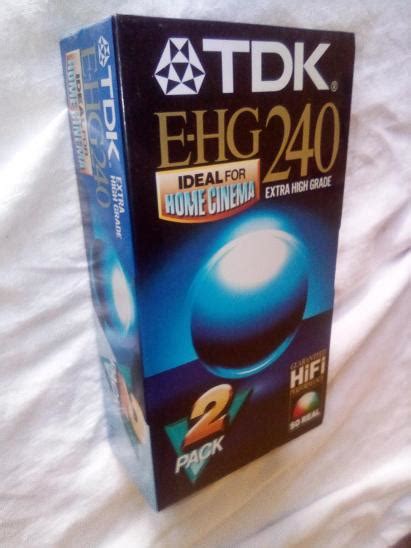 VHS TDK EHG240 double pack 2ks ve folii nové Aukro