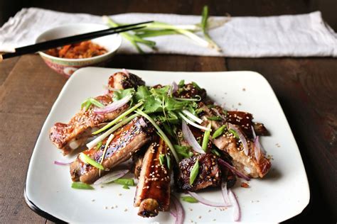 Sticky Honey Garlic Spare Ribs Naked Cuisine