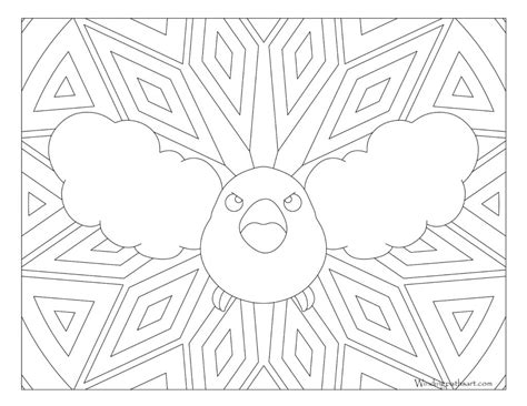 Swablu Coloring Pages Free Pokemon Coloring Pages Printables