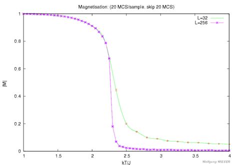 Simple D Ising Model Simulator