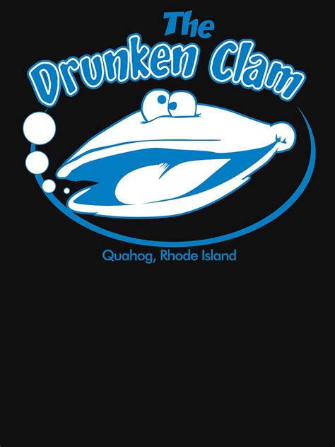 "The Drunken Clam" T-shirt by BurKhart | Redbubble