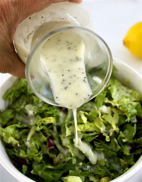 Lemon Poppy Seed Dressing Keto Cooking Christian