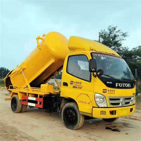 Foton Mini 2tons 3tons 4tons 2cbm 3cbm Sewage Suction Tanker Truck For