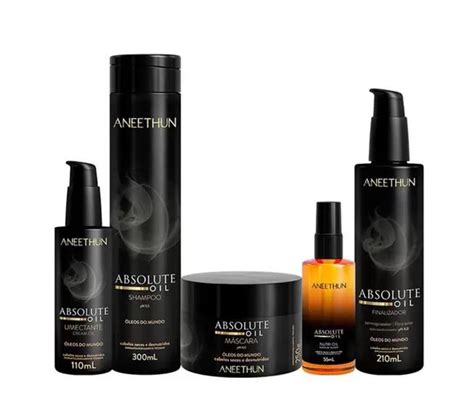 Kit Absolute Oil Aneethun Profissional Nutrição Intensa Kit de