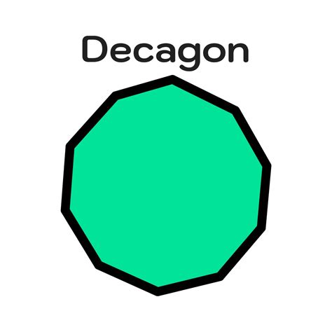 Printable Decagon Shape Print Free Decagon Shape Decagon, 40% OFF