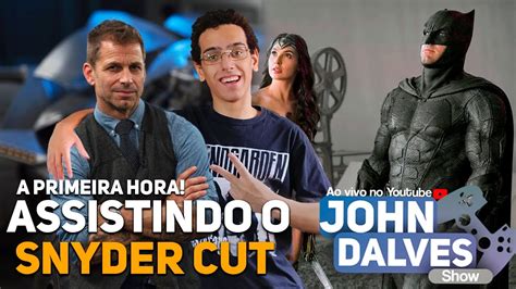 Snydercut Ao Vivo Assistindo A Primeira Hora Da Liga Da Justi A Do