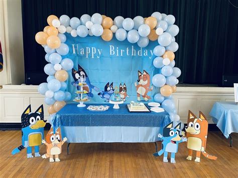 Bluey Birthday | Birthday, Boy birthday parties, Blue birthday parties