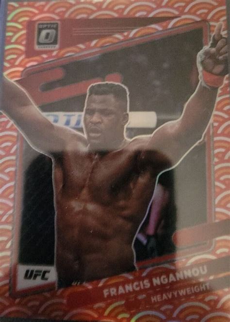 Francis Ngannou 2022 Optic Ufc 30 Photon Ssp Price Guide Sports